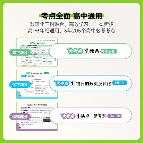 當(dāng)當(dāng)官方正版 載望【高中數(shù)理化公式口訣秒記】2025秋高一二三通用數(shù)學(xué)物理化學(xué)基礎(chǔ)知識點總結(jié)歸納公式大全2026高考總復(fù)習(xí)