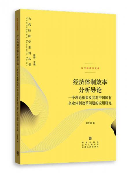 经济体制效率分析导论：一个理论框架及其对中国国有企业体制改革问题的应用研究