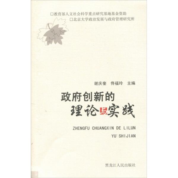 政府創(chuàng)新的理論與實踐