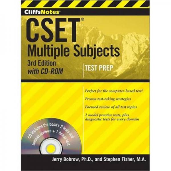 CliffsNotes CSET, with CD-ROM: Multiple Subjects