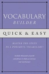 Quick & Easy Vocabulary Builder