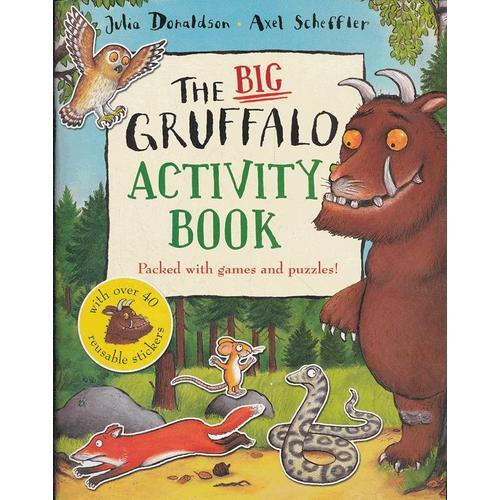 The Big Gruffalo Activity Book (bind-up of The Gruffalo Colouring Book & The Gruffalo Activity Book) 咕噜牛游戏书 