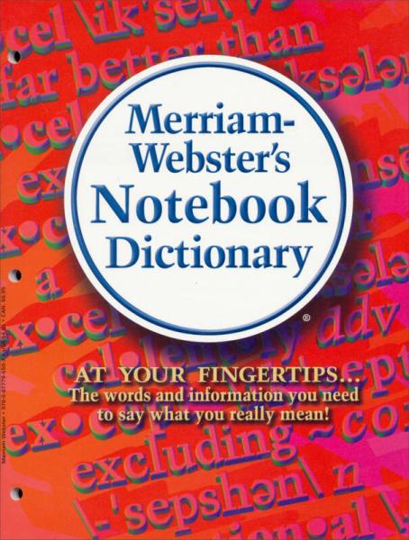 Merriam-Webster's Notebook Dictionary