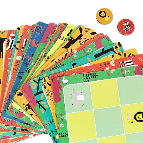 邦臣小红花·磁力数独逻辑游戏.草原王国60道数独，双面磁片，培养数学思维