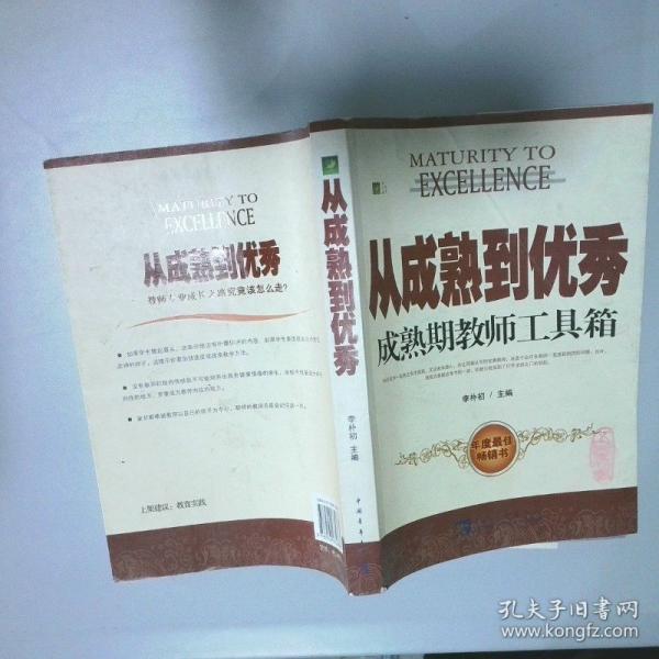 從成熟到優(yōu)秀:成熟期教師工具箱