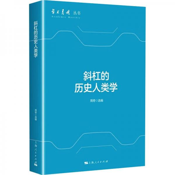斜杠的歷史人類學(xué)(學(xué)術(shù)月刊叢書)