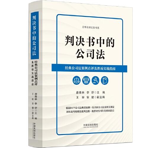 判決書中的公司法：經(jīng)典公司法案例點評及勝訴實戰(zhàn)指南