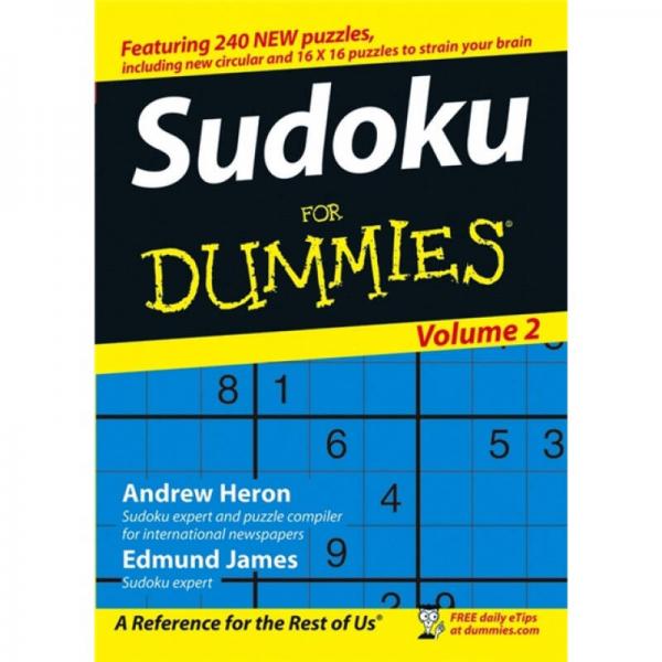 Sudoku for Dummies: Volume 2[傻瓜娛樂系列圖書]