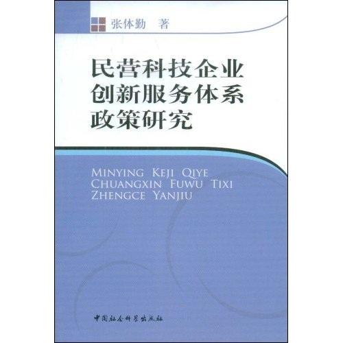 民營科技企業(yè)創(chuàng)新服務體系政策研究