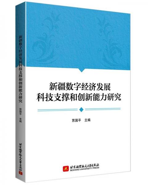 新疆?dāng)?shù)字經(jīng)濟(jì)發(fā)展科技支撐和創(chuàng)新能力研究