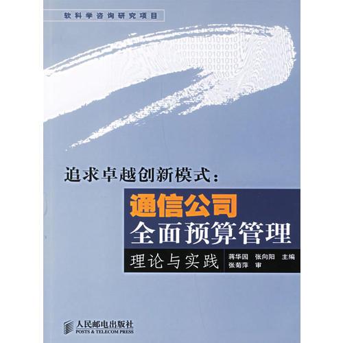 追求卓越创新模式:通信公司全面预算管理理论与实践