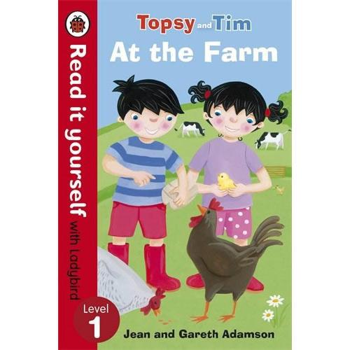 Read it Yourself: Topsy and Tim: At the Farm (Level 1)在农场(大开本平装)