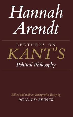 Lectures on Kant's Political Philosophy：康德的政治哲学