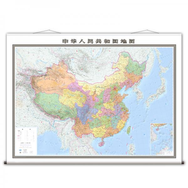 中国全图（政区版3米*2.2米巨幅地图挂图大场景专用）