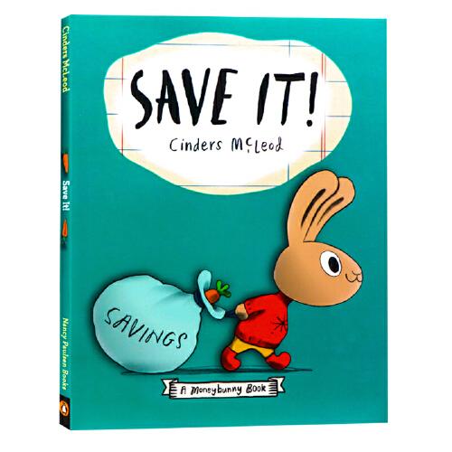英文原版 小兔子理財(cái)書3 A Moneybunny Book：Save It 小兔子學(xué)存錢 低幼親子理財(cái)財(cái)商意識(shí)啟蒙繪本 3-5歲