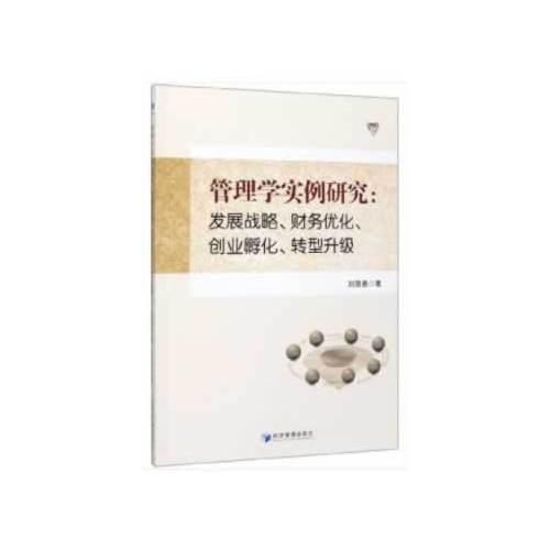 管理學(xué)實例研究：發(fā)展戰(zhàn)略、財務(wù)優(yōu)化、創(chuàng)業(yè)孵化、轉(zhuǎn)型升級