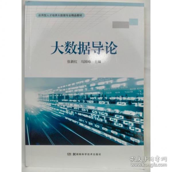 大數據導論 張新紅，馬國峰主編