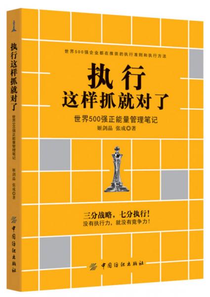 执行这样抓就对了：世界500强正能量管理笔记