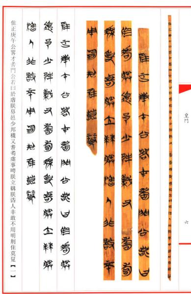 清华大学藏战国竹简书法选编·第四辑：皇门 子仪（古籍）