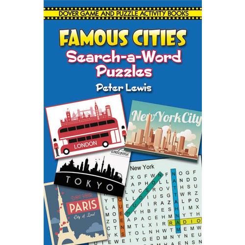 Famous Cities Search-a-Word Puzzles 