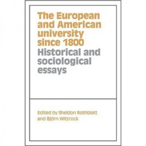 The European and American University since 1800