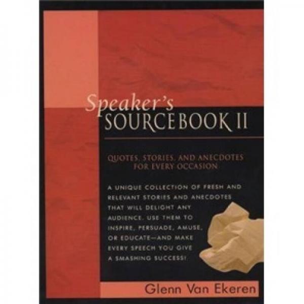 Speaker's Sourcebook II (Bk.2)