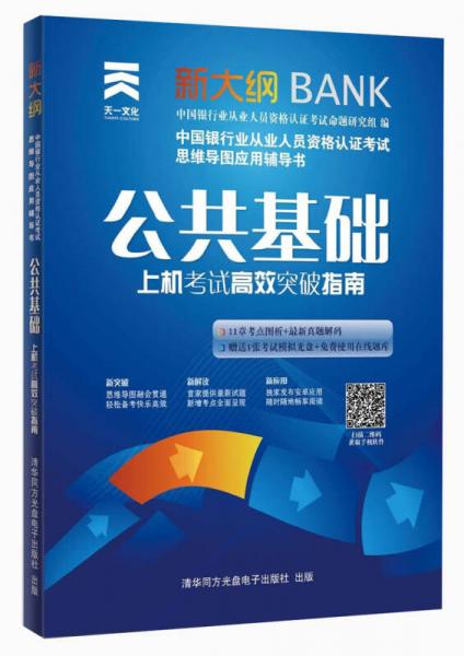 天一文化·中国银行业从业人员资格认证考试思维导图应用辅导书·公共基础：上机考试高效突破指南