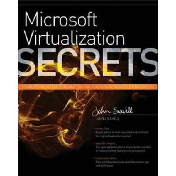 Microsoft Virtualization Secrets[微软虚拟化技术秘密]