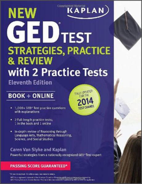 Kaplan New GED: Book + Online – Fully Updated for the 