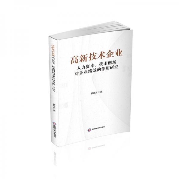 高新技術(shù)企業(yè)人力資本、技術(shù)創(chuàng)新對(duì)企業(yè)績(jī)效的作用研究 人力資源 瞿曉龍 新華正版