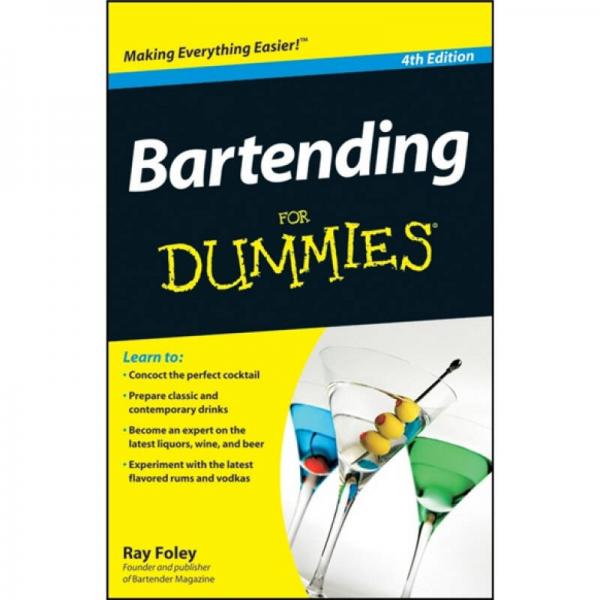 Bartending For Dummies  傻瓜健康系列：調(diào)酒