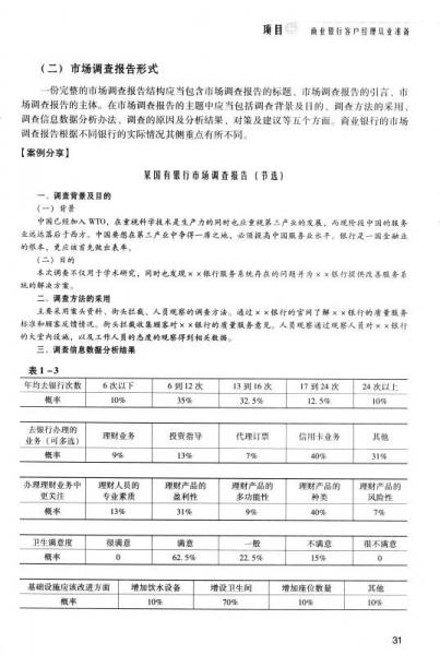 商業(yè)銀行客戶經(jīng)理
