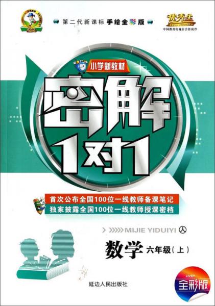 小学新教材密解1对1：数学（六年级上 人 第二代新课标手绘全彩版）