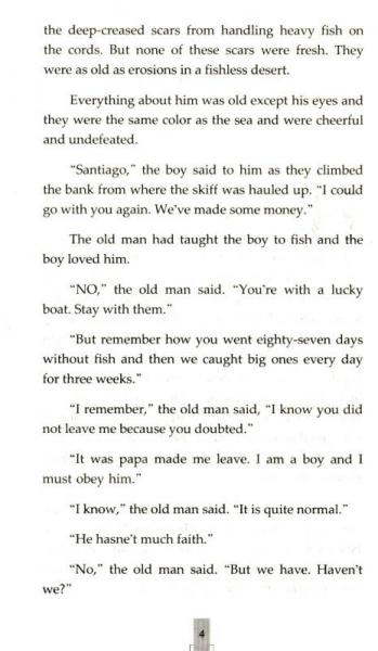 世界名著“红蓝白”系列：老人与海