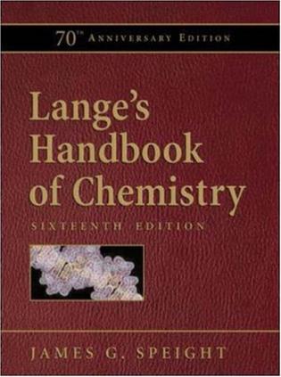 Lange's Handbook of Chemistry