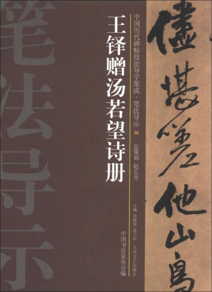 中国历代碑帖技法导学集成·笔法导示（36）：王铎赠汤若望诗册