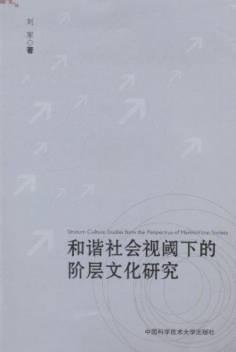 和谐社会视阈下的阶层文化研究