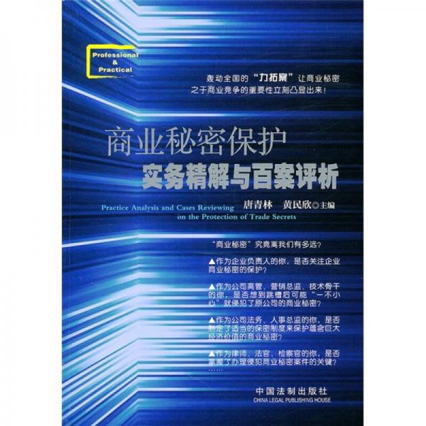 商業(yè)秘密保護實務(wù)精解與百案評析