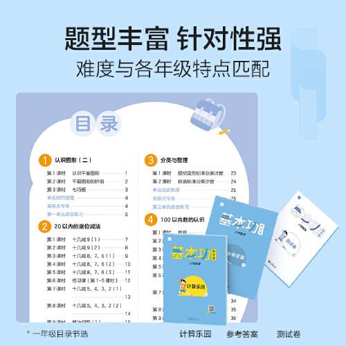 学而思 基本功同步练数学六年级下册（人教版）2022春课内同步教辅 专项训练重难点习题解析复习巩固夯实基本功 主书+3套副册