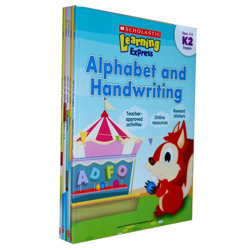 Scholastic Learning Express K2 学乐学习列车系列练习册K2 Ages 5-6（共5册）