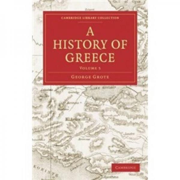 A History of Greece (Cambridge Library Collection - Classics)