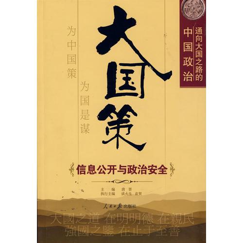 大国策——通向大国之路的中国政治：信息公开与政治安全