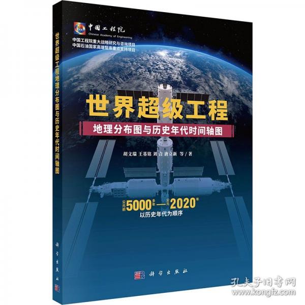 世界超級工程地理分布圖與歷史年代時間軸圖