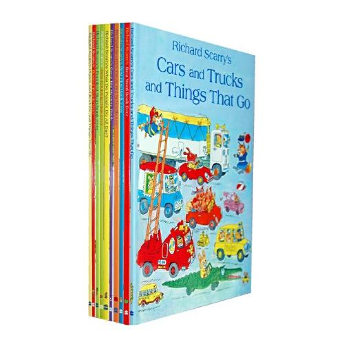Richard Scarry Collection (10 books) 斯凱瑞童書套裝合輯(10冊(cè))