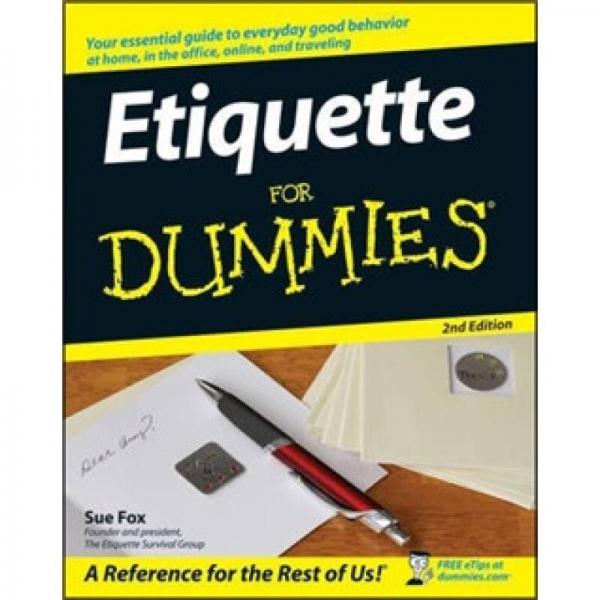 Etiquette For Dummies[礼节 傻瓜书 第2版]