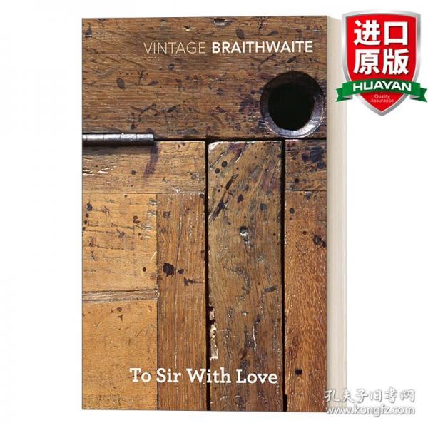 英文原版 To Sir With Love 吾愛吾師 E·R·布雷斯韋特 Vintage經(jīng)典系列 