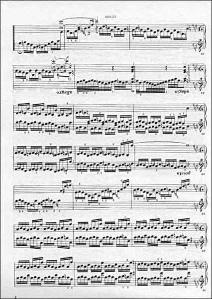 巴赫平均律钢琴曲集