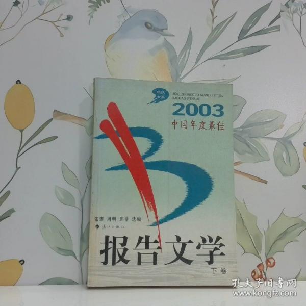 2003中国年度最佳报告文学