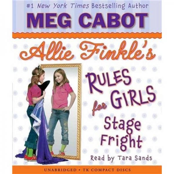 Allie Finkle's Rules for Girls (Book 4): Stage Fright   Audio CD