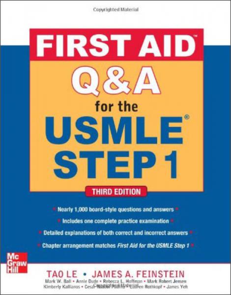 First Aid Q&amp;A for the USMLE Step 1, Third Edition